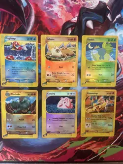 Pokemon E Reader Reverse Holo Lot of 6 Cards - Image 1