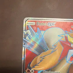 Pokemon TCG Entei GX 71/73 Shining Legends Full Art Ultra Rare Holo Card - Image 4