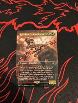 Ravenous Tyrannosaurus (Borderless) - MTG - Card #0018 - REX - Image 1