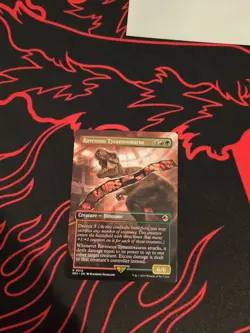 Ravenous Tyrannosaurus (Borderless) - MTG - Card #0018 - REX - Image 2