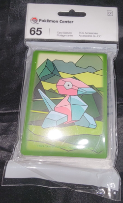 65 Porygon & Polygons Pokemon Center Trading Card Sleeves Sealed NEW 2024 - Image 1