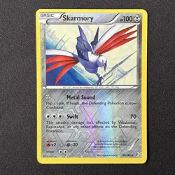 Skarmory Reverse Holo 96/149 Boundaries Crossed Pokemon Card - Image 2