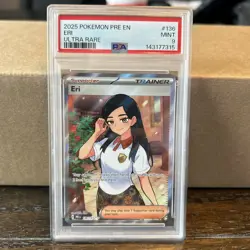 Pokemon TCG Prismatic Evolutions Eri Full Art Trainer Ultra Rare Card 136/131 - Image 1
