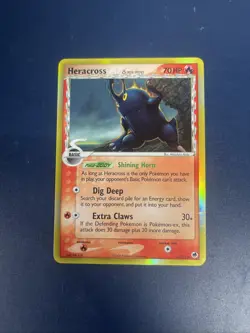 Heracross 3/101 Delta Species EX Dragon Frontiers Holo Pokemon Card - Image 1