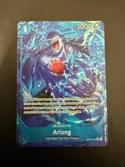 One Piece CCG Bandai OP14-042 Arlong Foil Character Card - Image 1