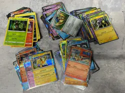 Pokemon Holo Bulk Lot 200+ Cards SWSH Through MEGA - Image 1