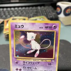 [LP]Pokemon Card Mew 151 Swirl Fossil Holo Rare Old Back Japanese - Image 4