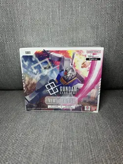 GD01 Booster Box Gundam Card Game Newtype Rising English Sealed - Image 1