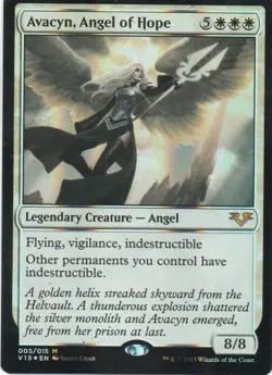 MTG: From the Vault: Angels: Foil Avacyn, Angel of Hope: LP Condition - Image 1
