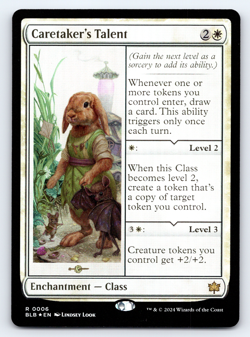Caretaker's Talent FOIL - Bloomburrow - MTG - Image 1
