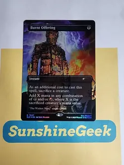 Burnt Offering (Rainbow Foil) Secret Lair Iron Maiden Foil - Image 1