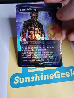 Burnt Offering (Rainbow Foil) Secret Lair Iron Maiden Foil - Image 2