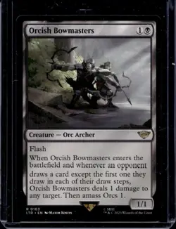 MTG Magic Lord of the Rings #103 Orcish Bowmasters Rare (A) - Image 1