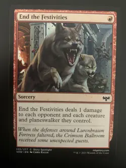 End the Festivities Innistrad: Crimson Vow Regular - Image 1