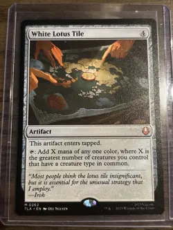 MTG Magic the Gathering White Lotus Tile (262/447) Avatar The Last Airbender NM - Image 1