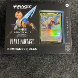 MTG Final Fantasy X Commander Deck Counter Blitz, Sealed Box is Worn - Image 1