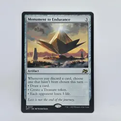 Monument to Endurance R 0237 Rare Magic the Gathering Aetherdrift Non Foil - Image 1