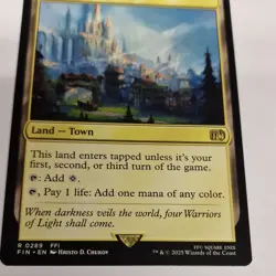 Starting Town - Final Fantasy - Rare - NM (see pics) MTG - Image 2