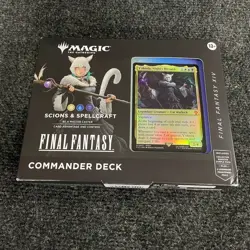 MTG: Final Fantasy XIV Commander Deck- Scions & Spellcraft, Sealed Box is Worn - Image 1