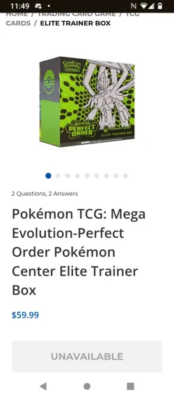 PRESALE X1 Each Perfect Order Pokemon Center ETB & Booster Box & Booster Bundle - Image 2