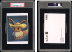 PSA 10 Eevee Gogh Postcard Museum Exclusive 2023 Pokemon X Van Japanese Gem Mint - Image 1