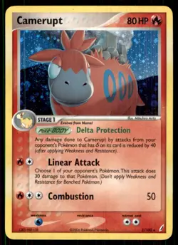 2006 EX - Crystal Guardians Camerupt Stage 1/Rare Holo #3 - Image 1