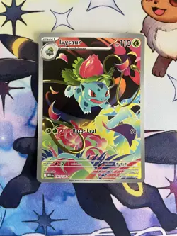 Ivysaur 134/132 Illustration Rare Mega Evolution Pokemon Near Mint Pokemon Card - Image 1