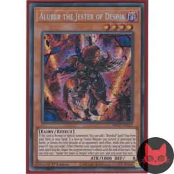 Yugioh Aluber the Jester of Despia MP22-EN123 Secret Rare 1st Edition NM - Image 1