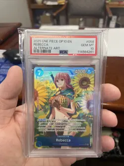 One Piece OP10-058 Royal Blood Rebecca Alt Art PSA 10 - Image 1