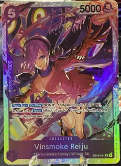 One Piece TCG - Vinsmoke Reiju SR EB03-031 - NM/M English - In Hand Heroines Ed - Image 1
