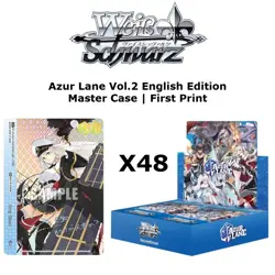 Lot (2) Weiss Schwarz - Azur Lane Vol. 2 Booster Box Master Case Eng (96 Boxes) - Image 1