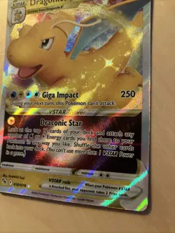 Dragonite VSTAR 050/078 Ultra Rare Half Art SWSH Pokemon Go POGO Card MINT - Image 3