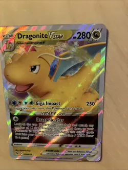 Dragonite VSTAR 050/078 Ultra Rare Half Art SWSH Pokemon Go POGO Card MINT - Image 4