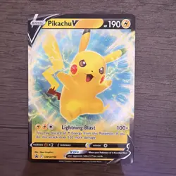 Pikachu V SWSH198 SWSH: Sword & Shield Promo Cards Holo - Image 1