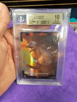 Godzilla Card Game Booster Set 1 EBP01-008+ GODZILLA 2004 BGS Pristine 10 POP 2 - Image 2