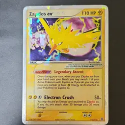 Pokemon Zapdos ex FireRed & LeafGreen Holo Rare 110 HP Card 116/112 - Image 1