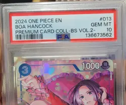 One Piece 2024 Boa Hancock Premium Card Collection ST03-013 Vol.2 PSA 10 - Image 3