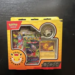 Pokemon TCG Pokemon Day 2026 Box Pikachu Promo Card 3 Booster Packs English - Image 1