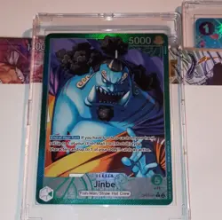 Bandai One Piece CCG Leader Card Jinbe 5000 Power Foil OP11-021 English - Image 1