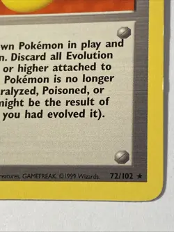 DEVOLUTION SPRAY Pokemon TCG Trading Card - RARE - 72/102 Base Set - Image 2