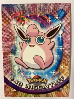WIGGLYTUFF #40 Pokemon Card TCG Topps TV Animation - Image 1