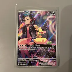 Marnie's Morpeko SVP 206 Pokemon Card TCG Rival Battle Deck Promo Holo - Image 1