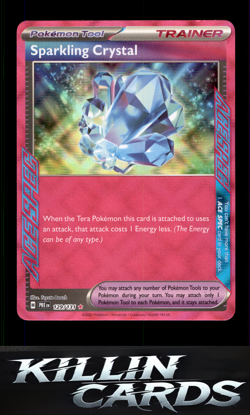 Sparkling Crystal 129/131 Pokemon ACE SPEC Rare SV: Prismatic Evolutions Card NM - Image 1