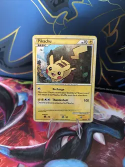 Pokemon Pikachu HGSS03 Promo Holo Basic Card 70 HP 2010 English - Image 1