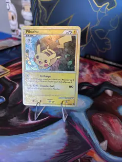 Pokemon Pikachu HGSS03 Promo Holo Basic Card 70 HP 2010 English - Image 2