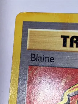BLAINE Pokemon TCG Trading Card - RARE - 100/132 Gym Challenge - Image 4