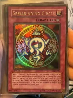 Yugioh Spellbinding Circle MRL-006 1st Edition MP Card Trap - Image 1