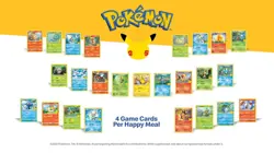 Pokemon Trading Cards TCG ● 25th Anniversary McDonald's 2021 Promo Set - Image 1