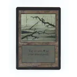 Magic: The Gathering Beta Series - Basic Land Swamp (296) - Image 1