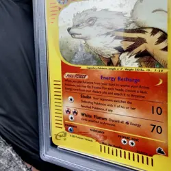 ARCANINE 2003 POKEMON SKYRIDGE HOLO CARD GRADATA PSA 5 EX H2 H32 VINTAGE TCG ENG - Image 3